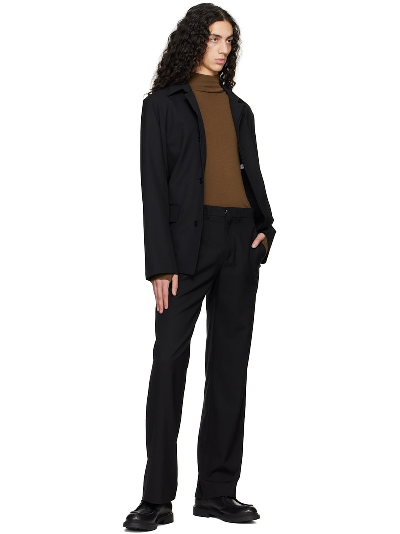 RIER Black Popeline Wool Jacket outlook