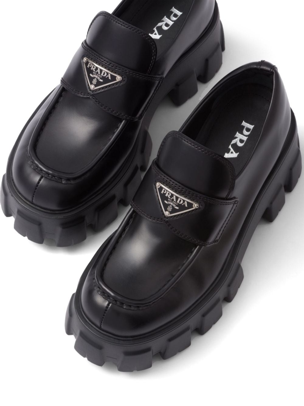 Monolith 55mm leather loafers - 6