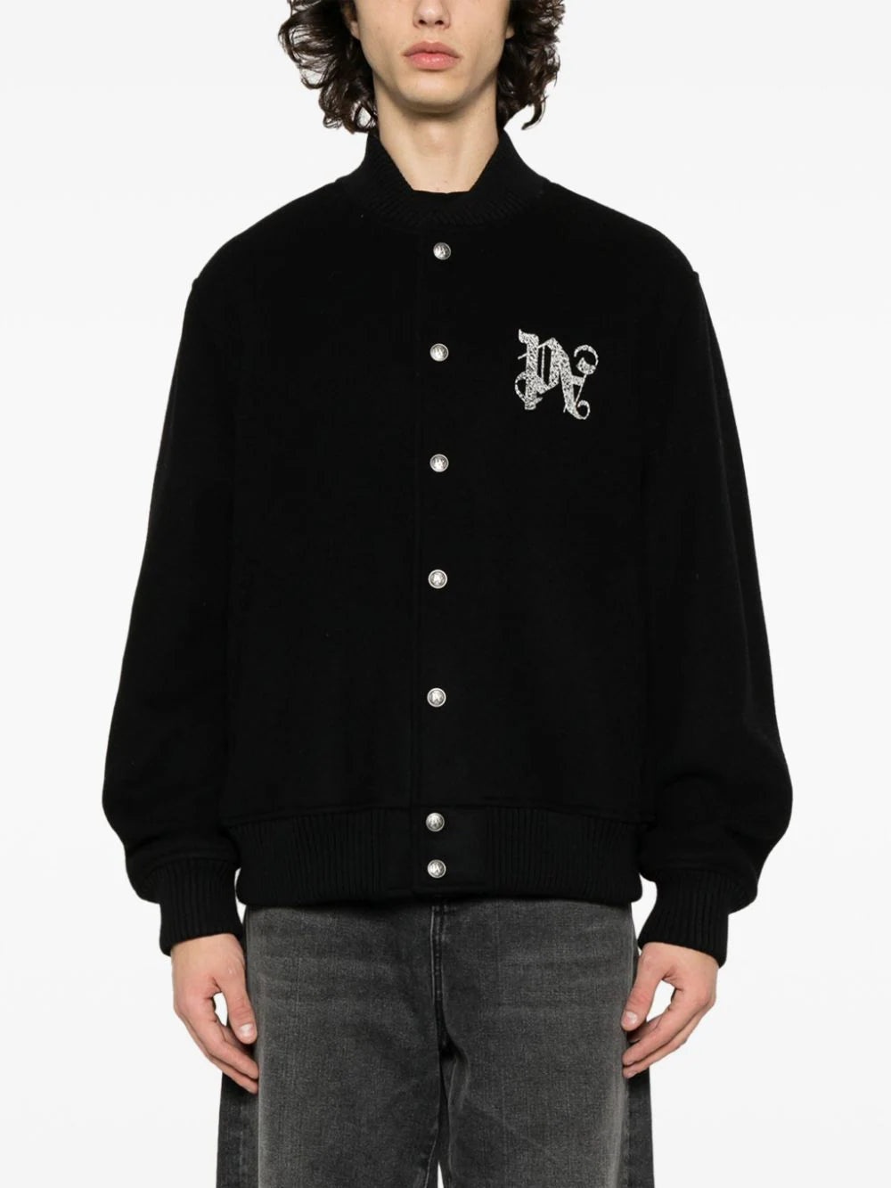 MONOGRAM-EMBROIDERED BOMBER JACKET - 3