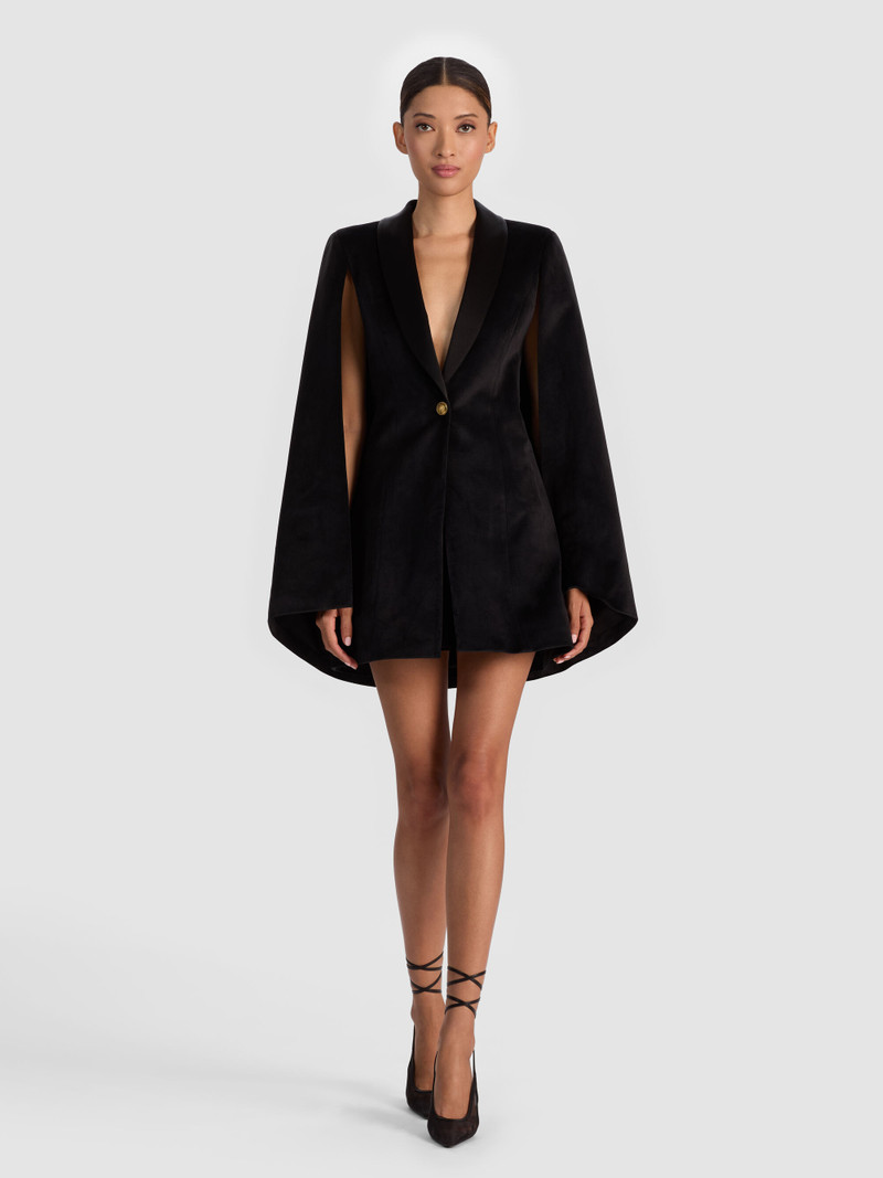 ESTHER VELVET CAPE BLAZER 3