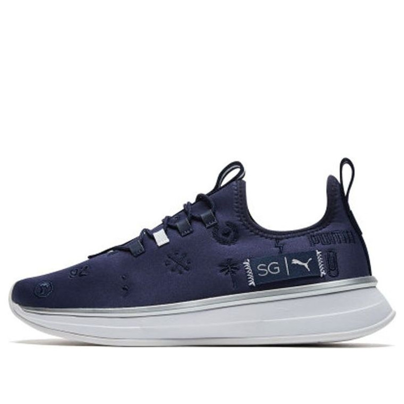 (WMNS) PUMA SG x Runner Embroidery 'Peacoat' 193493-02 - 1