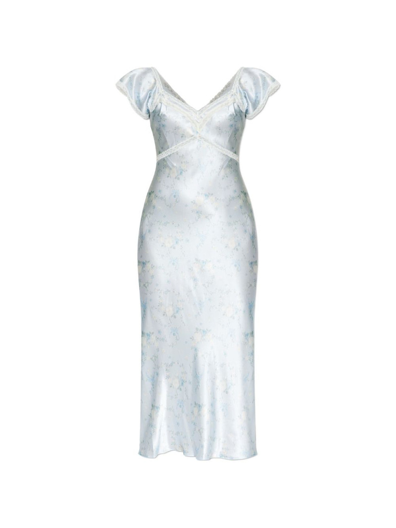 Eline lace floral-print maxi dress 1