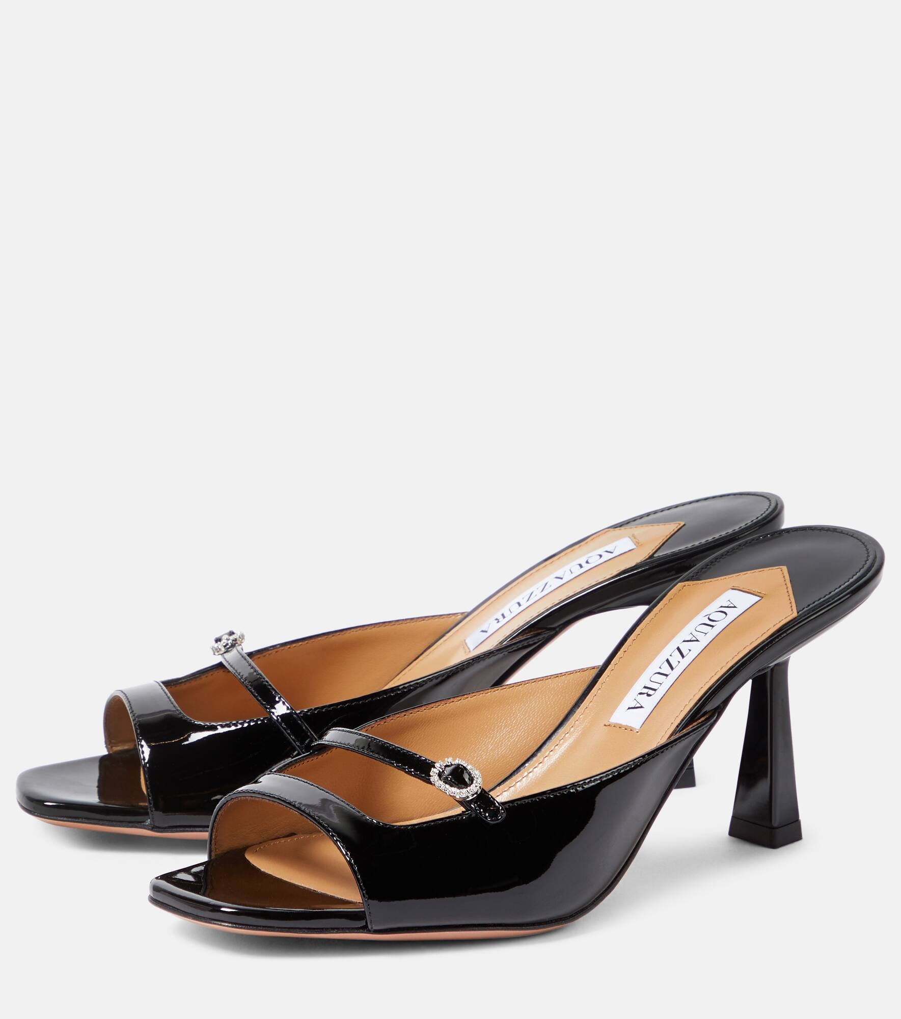 Soul Sister 75 patent leather mules - 5