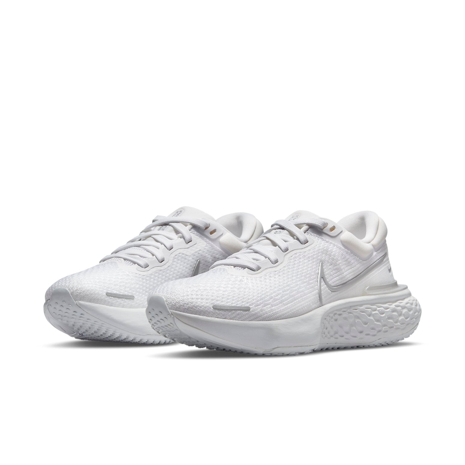 (WMNS) Nike ZoomX Invincible Run Flyknit 'White Metallic Silver' CT2229-101 - 3