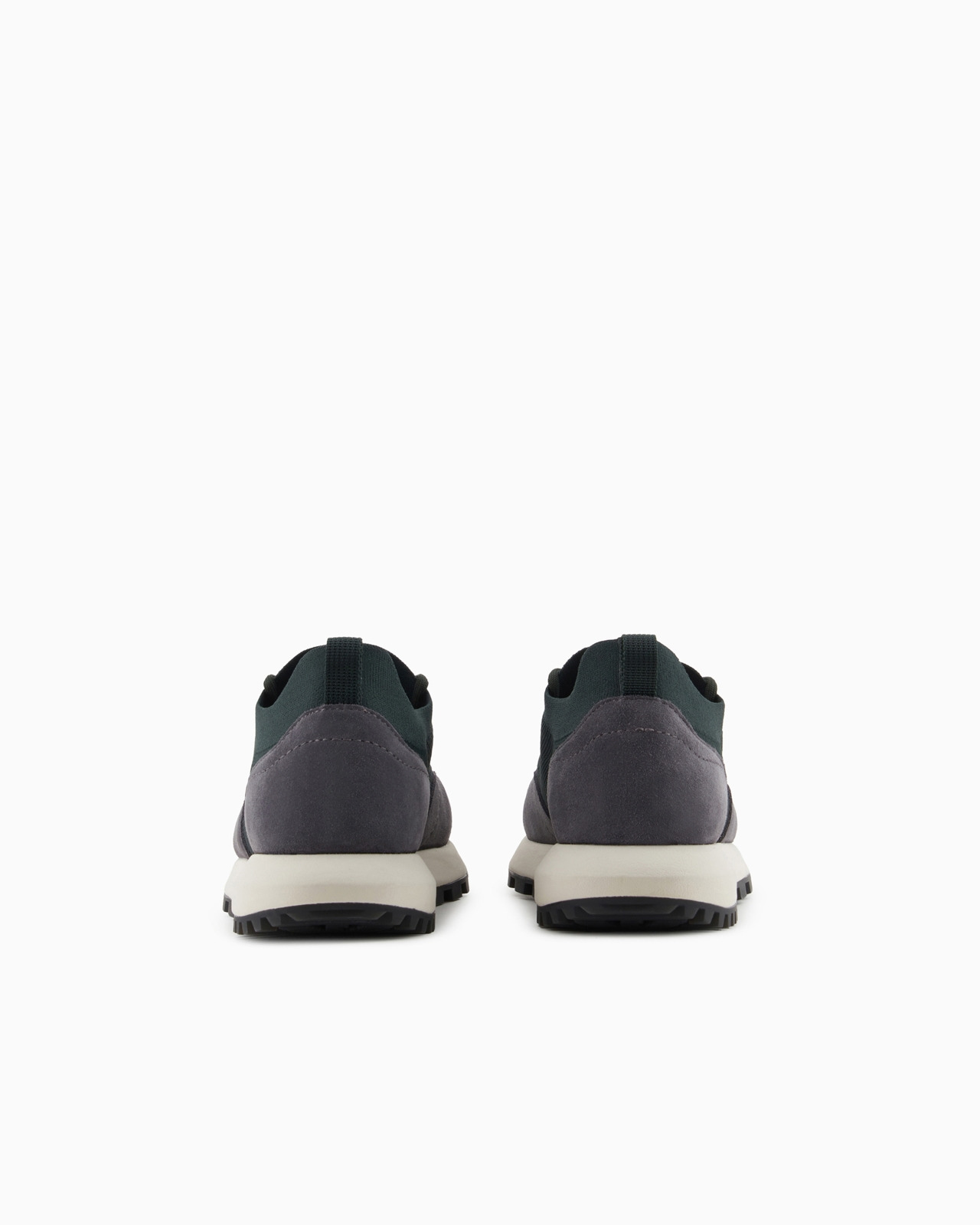 Knit sneakers with suede details - 4