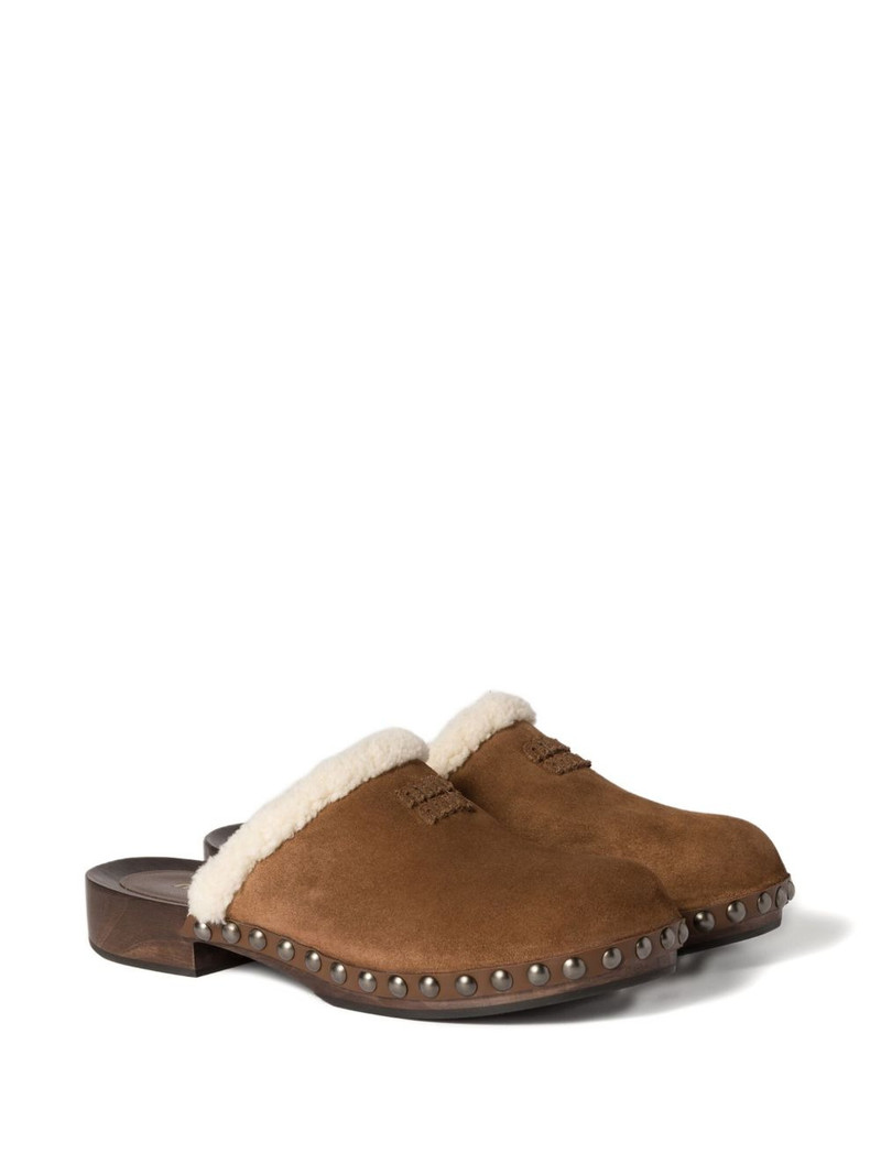 Miu Miu suede mules outlook