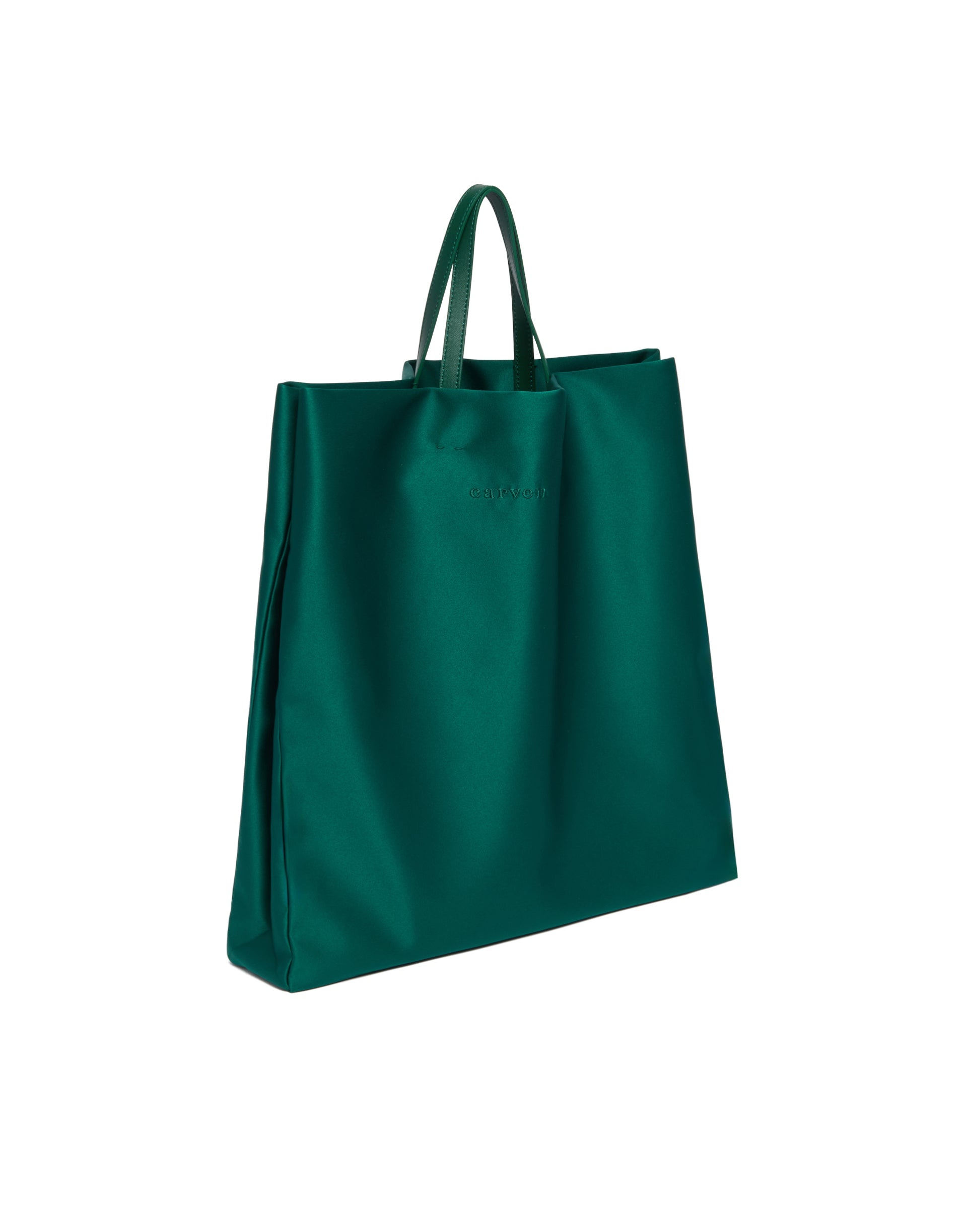 Green Satin Jeanne Tote Bag - 6
