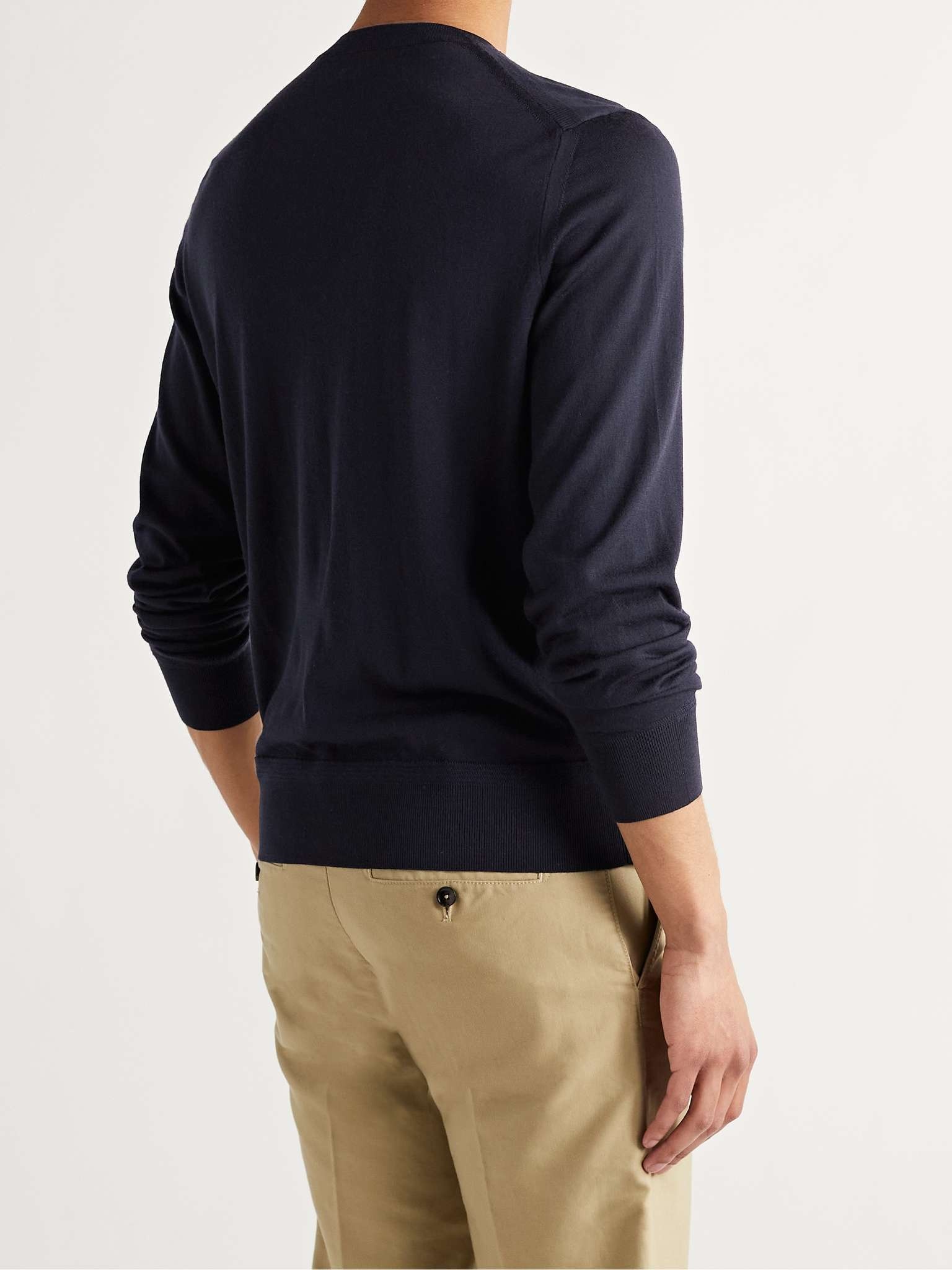 Slim-Fit Merino Wool Sweater - 6