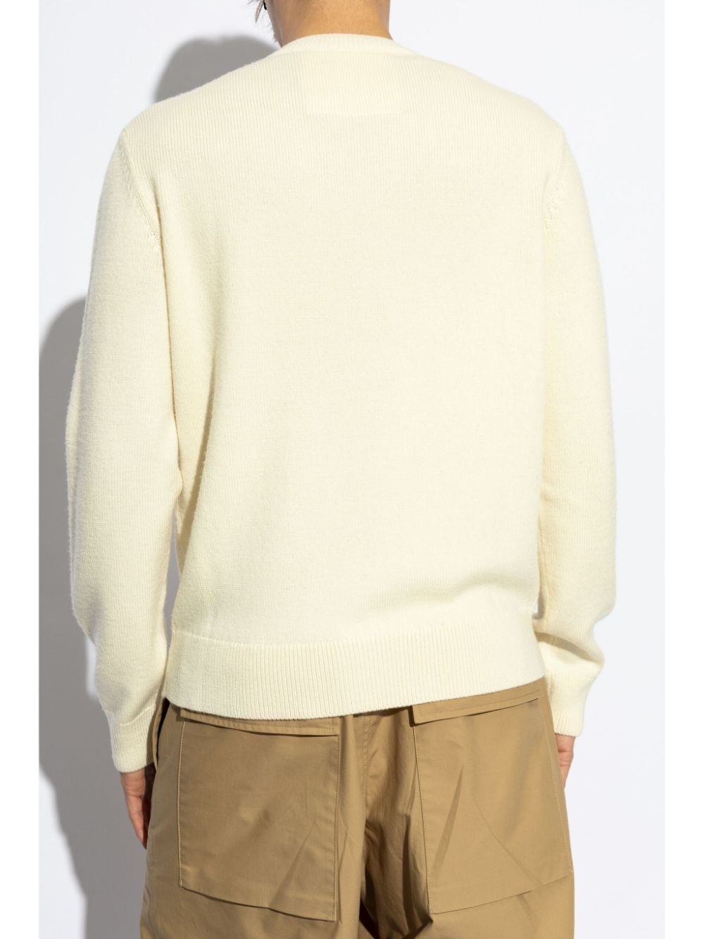 logo-embroidered jumper - 4