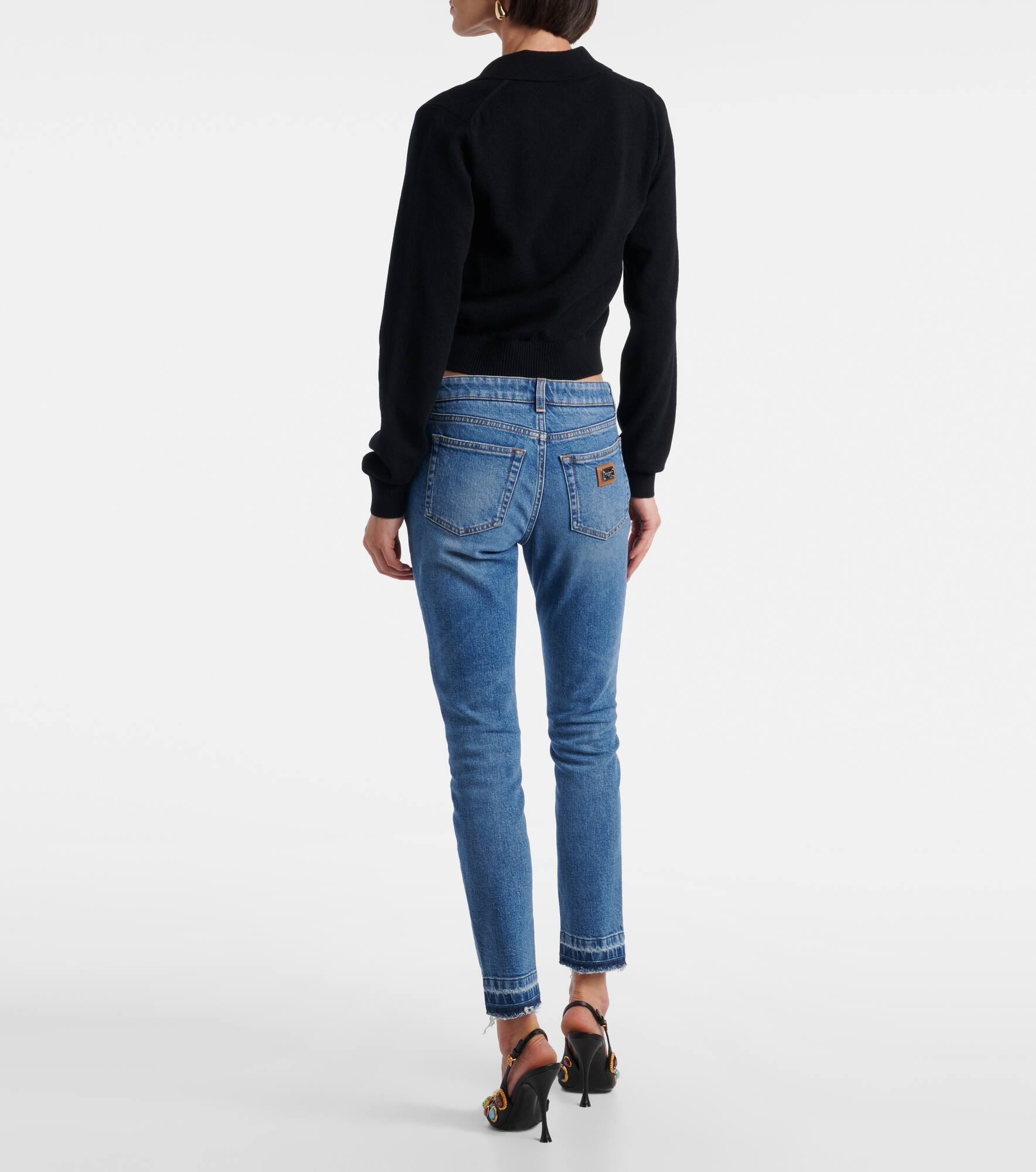 Mid-rise skinny jeans - 3