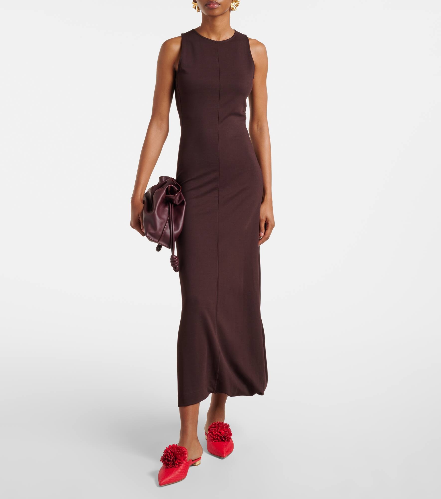 Couturier appliqué mules - 3