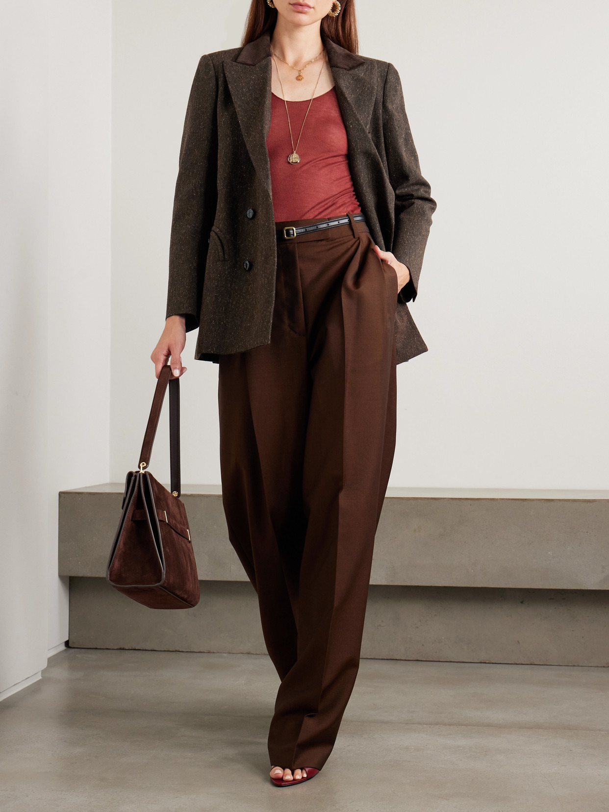 Everynight Corduroy-trimmed Wool-blend Blazer - 2