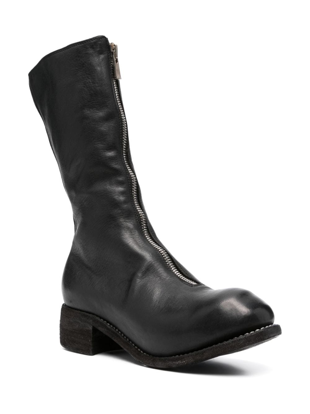 40mm zip-up knee-length boots - 2