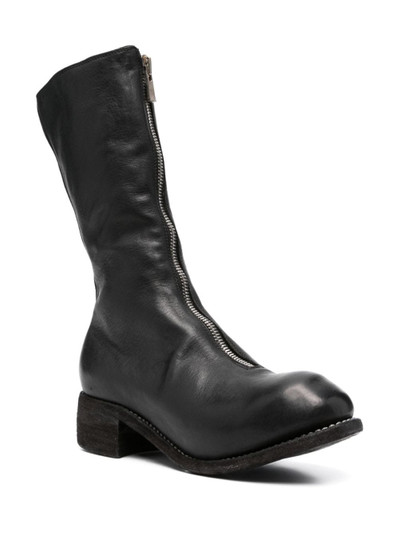 Guidi 40mm zip-up knee-length boots outlook