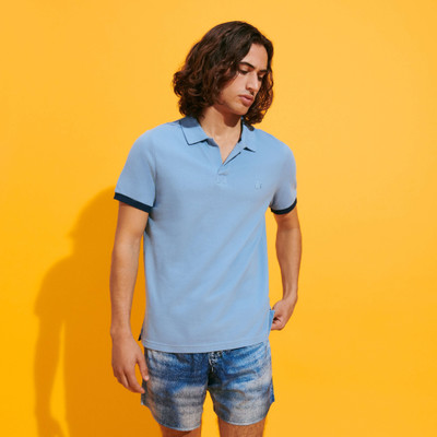 Vilebrequin Men Cotton Pique Polo Shirt Solid outlook