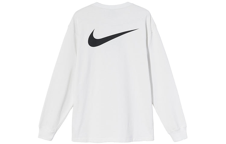 Stussy x Nike Crossover Round Neck Pullover Long Sleeves Unisex White DD3345-121 - 2