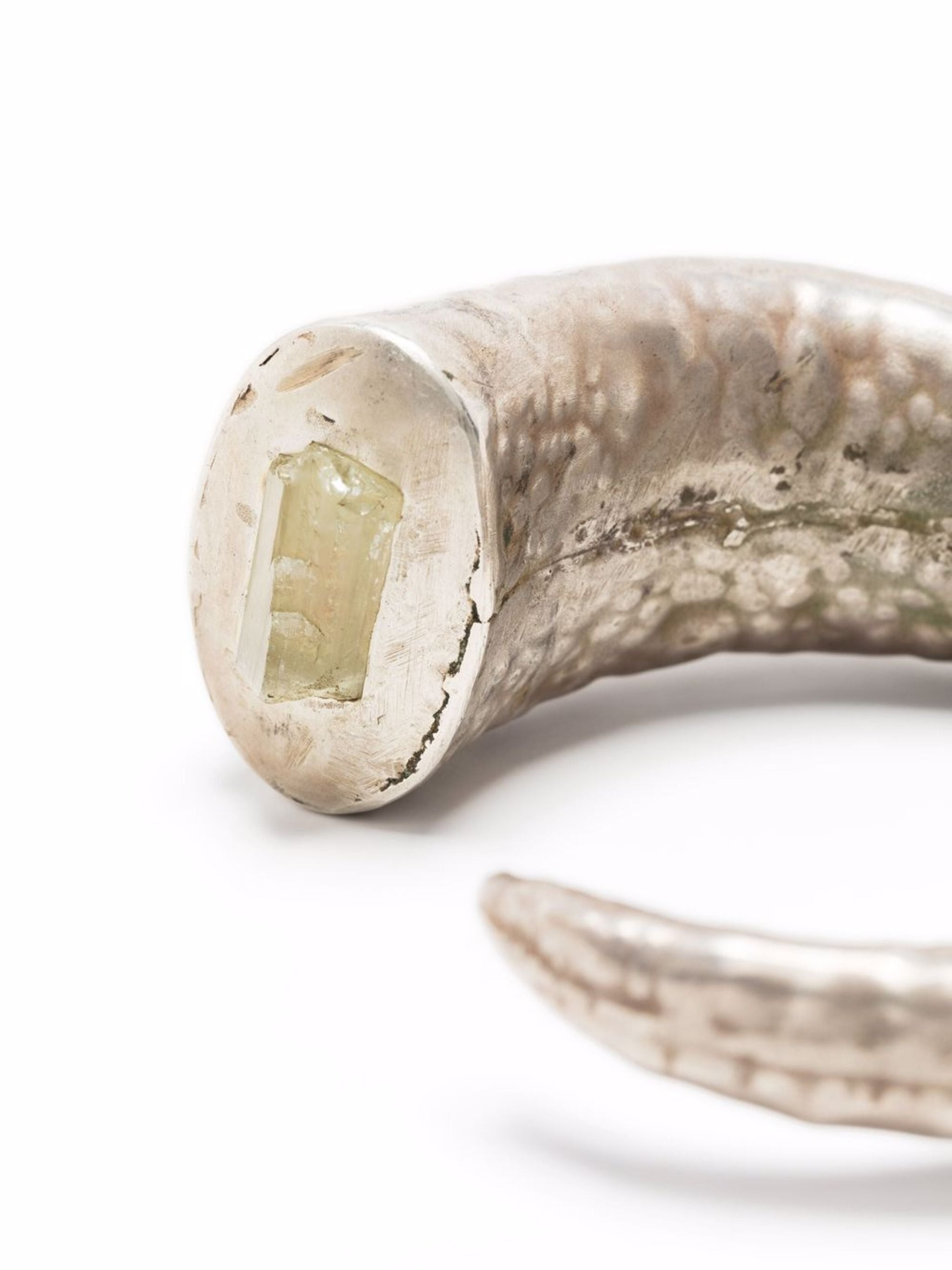 PARTS OF FOUR Giant Horn Bracelet (Hoof Set, Aquamarine, AS+AQU) - 3