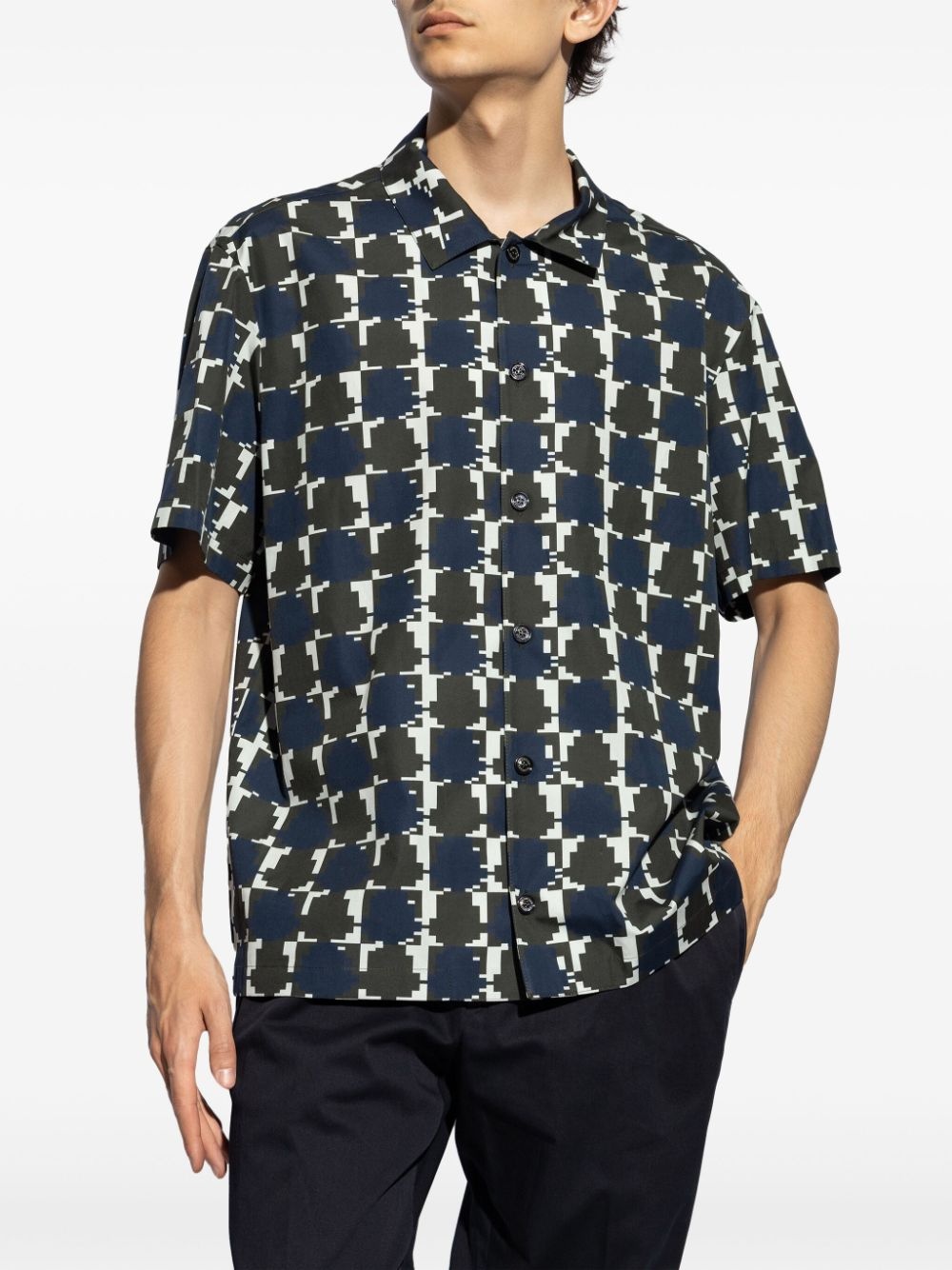 monogram cotton shirt - 3