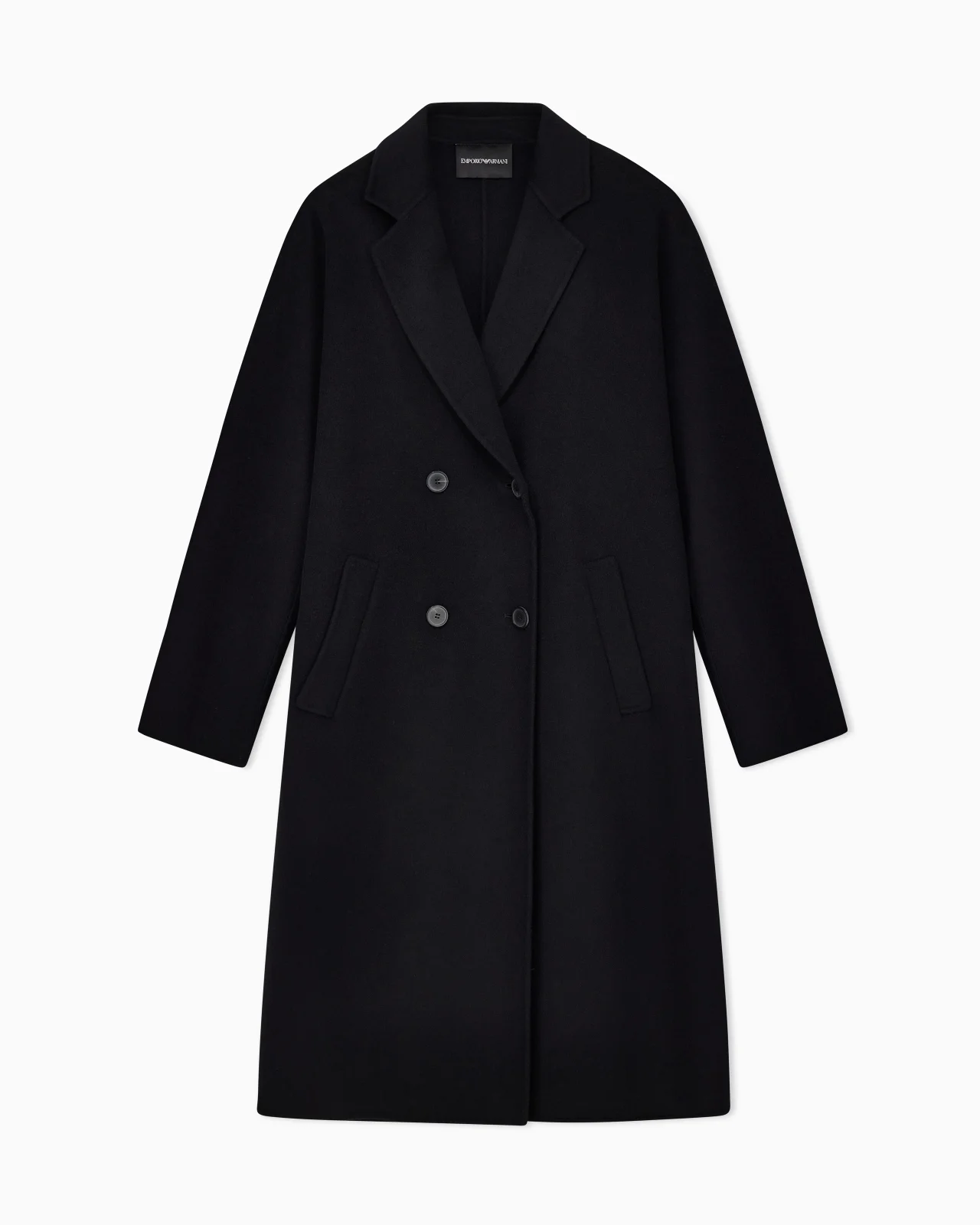 Casentino wool and cashmere double-breasted coat - 1
