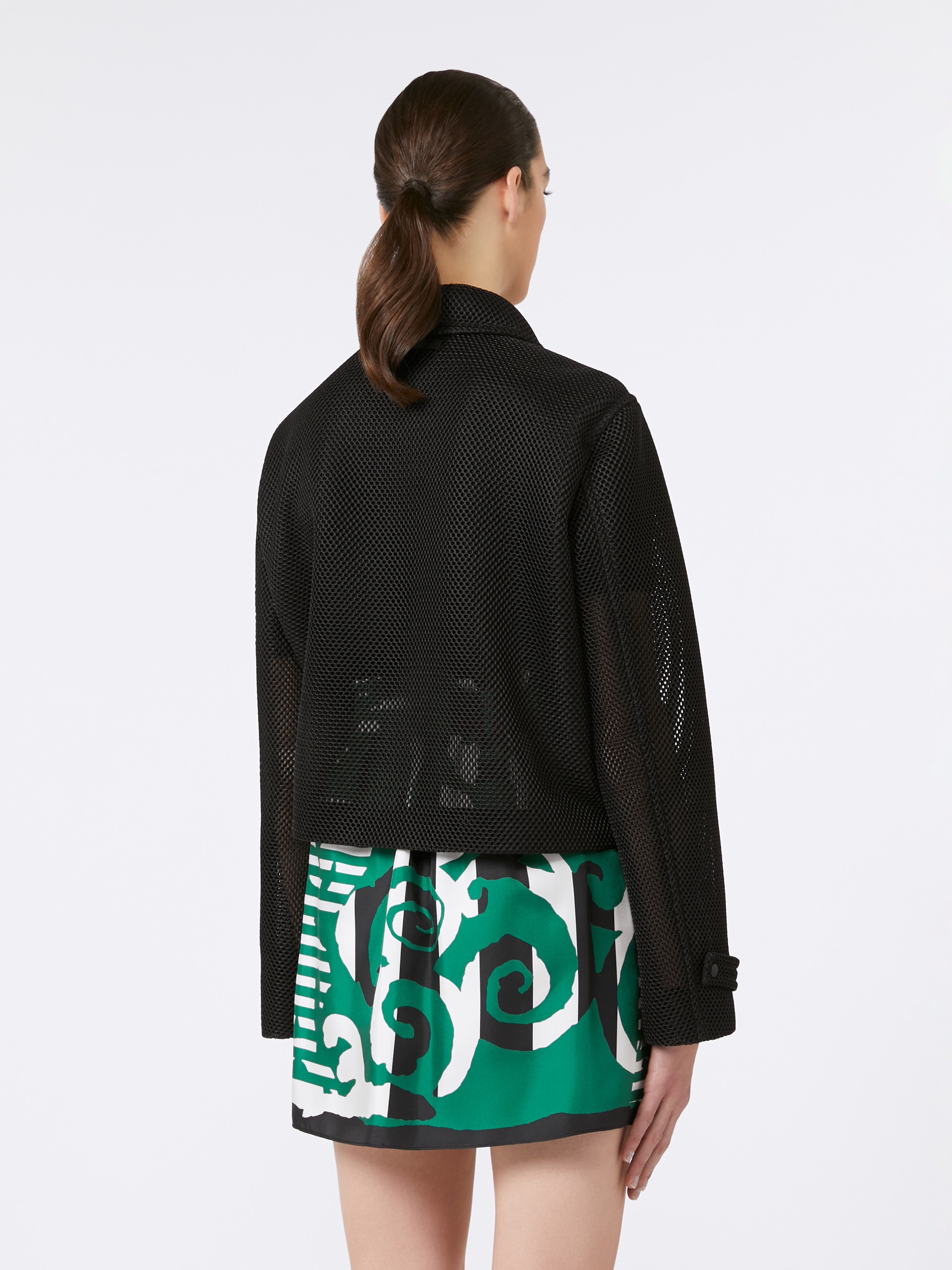 STRENNA Boxy jacket in technical mesh - 4