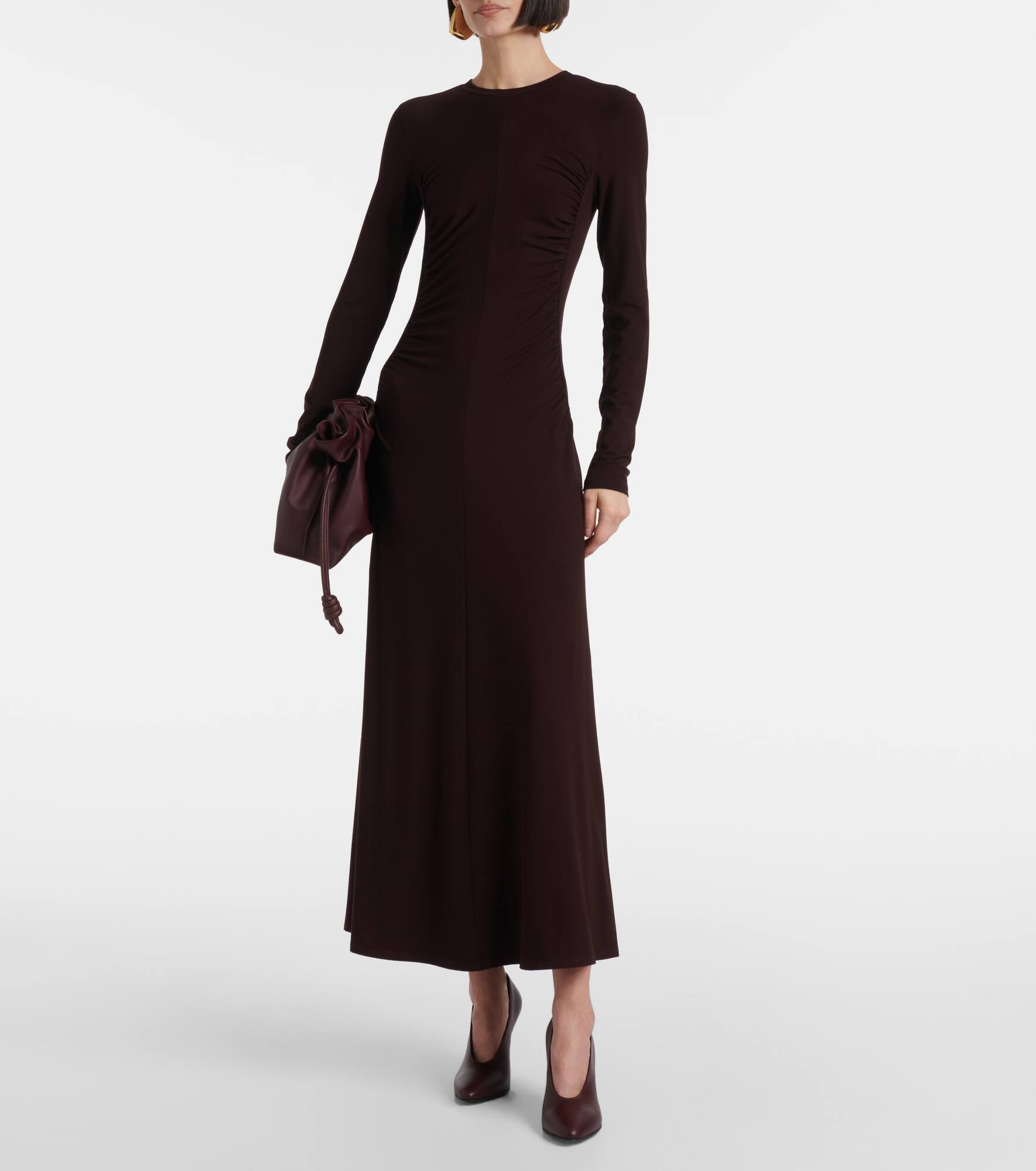 Ruched jersey maxi dress - 2