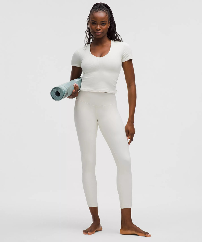 lululemon All It Takes Ribbed Nulu V-Neck T-Shirt *B–D Cups outlook