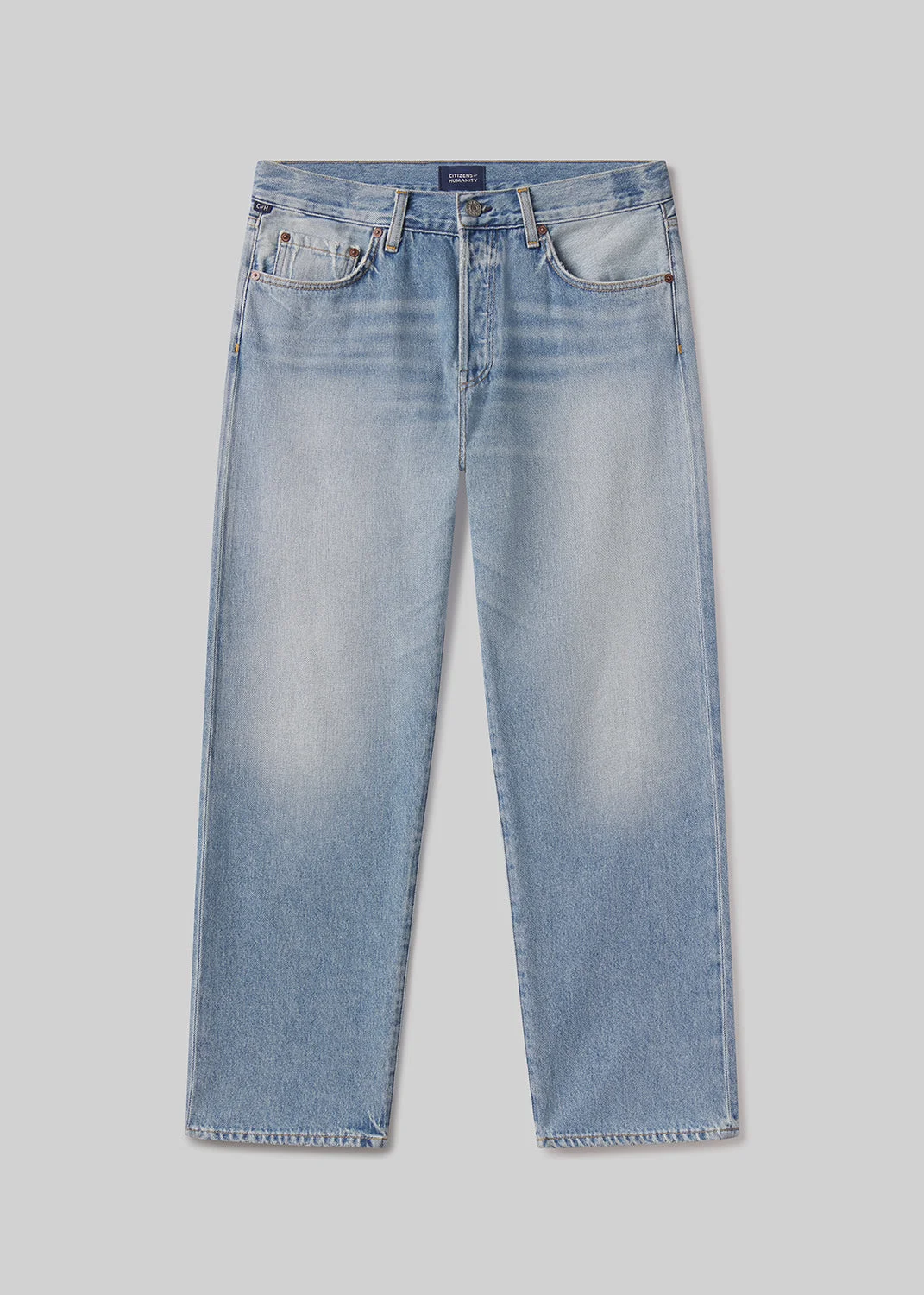 Beau Straight Premium Vintage In Light Blue - 1