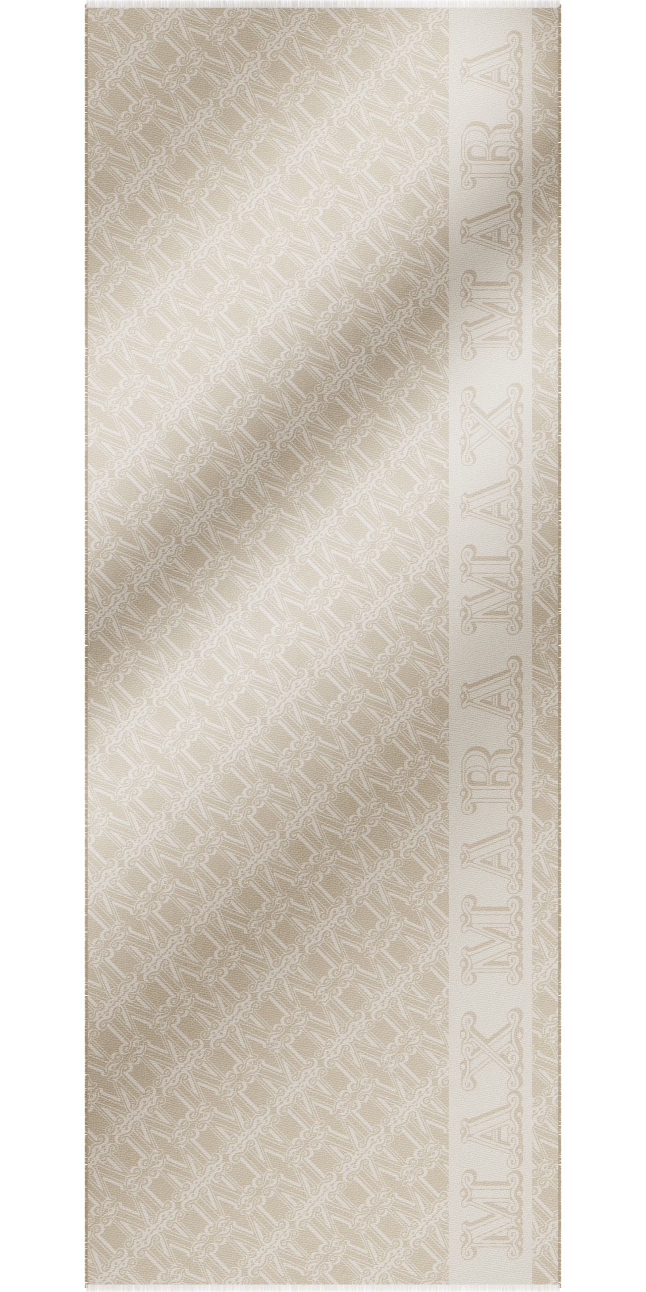 ELEONOR Jacquard-knit wool, silk and linen stole - 1