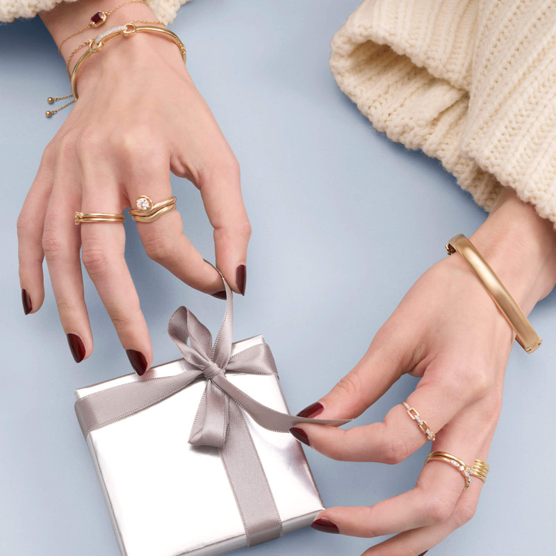 Gold Cigar Bangle 13