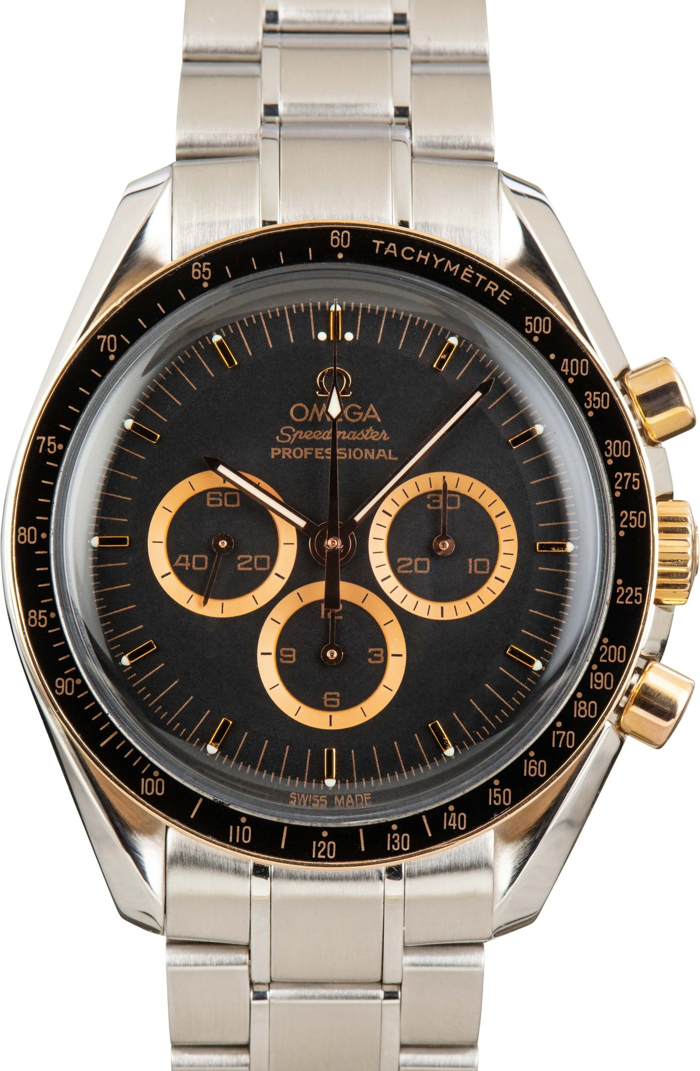 Omega Speedmaster 3366.51.00 Red Gold on Steel - 1