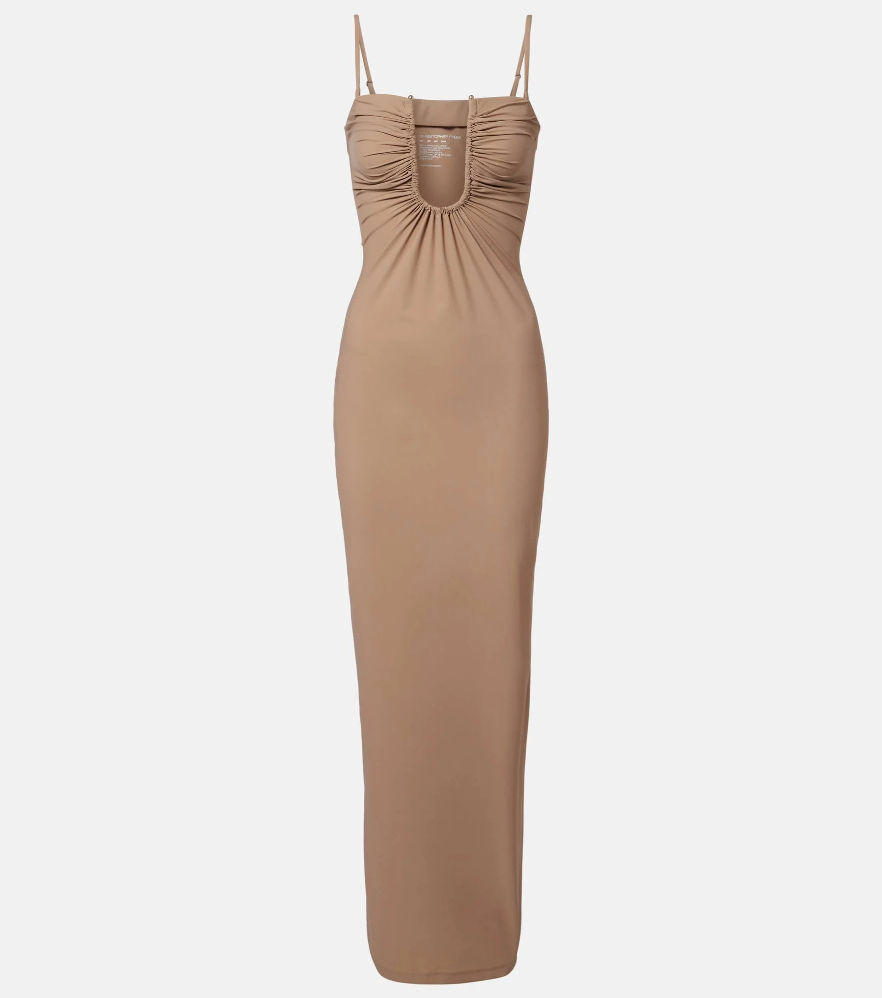 Ruched jersey maxi dress - 1