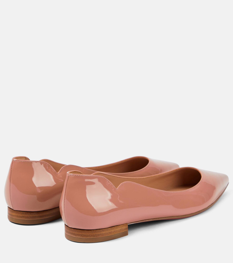 Christian Louboutin Hot Chickita patent leather ballet flats outlook