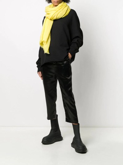 Rick Owens DRKSHDW long sleeve boxy fit sweater outlook