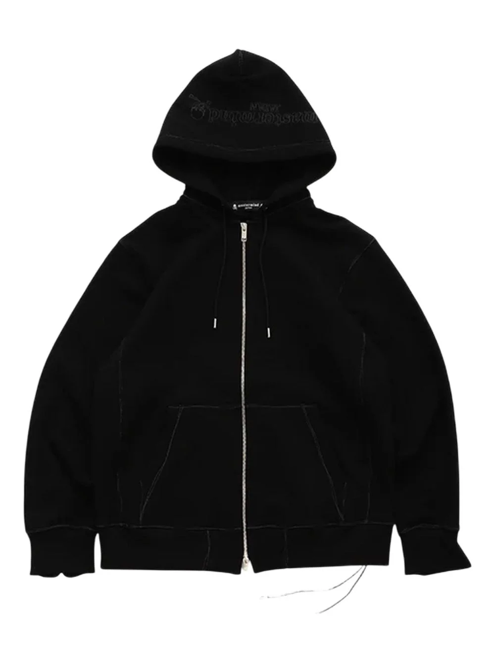 hooded zip hoodie - 1