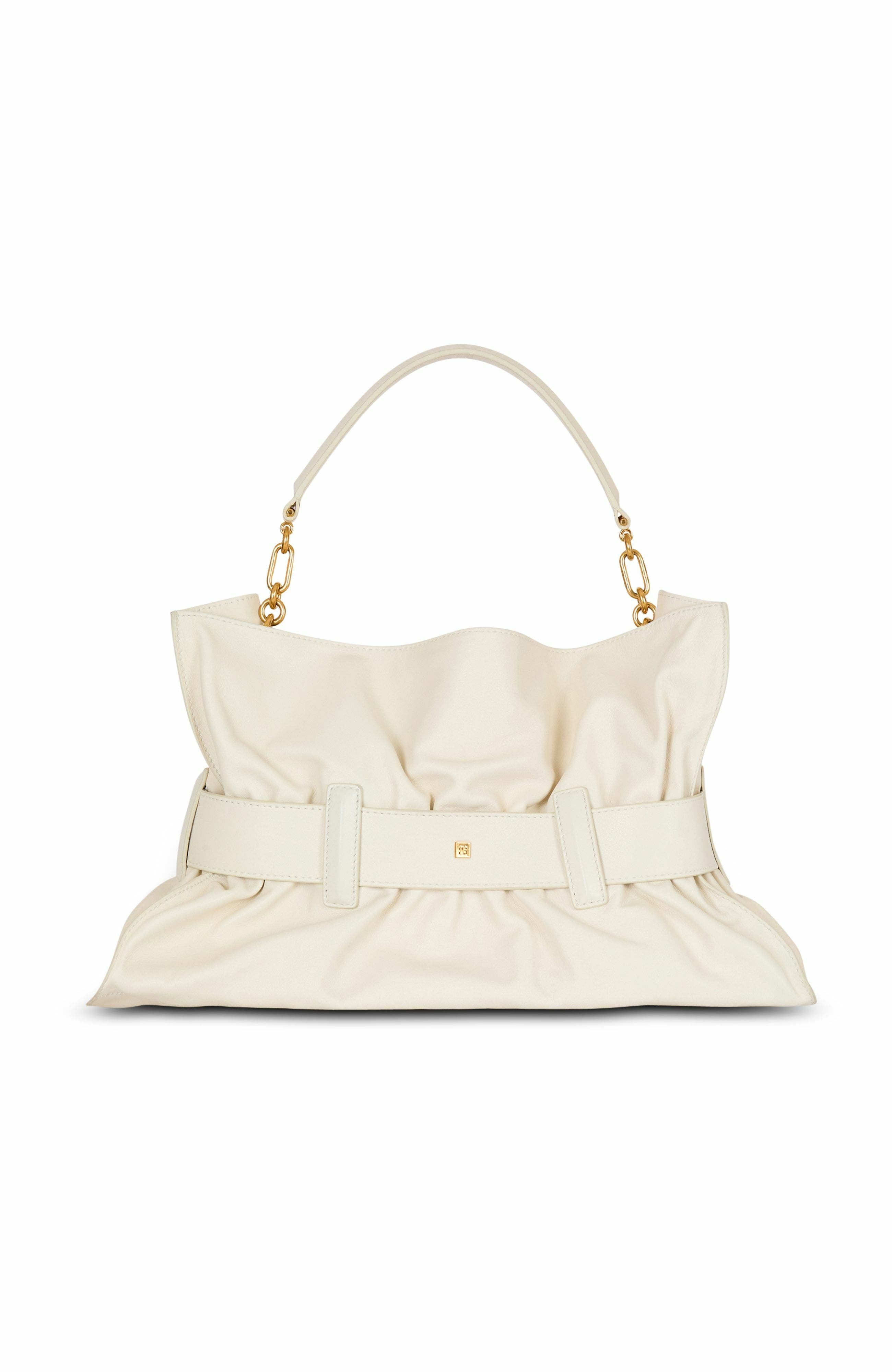 Balmain Medium Anthem Shoulder bag in leather in White at Nordstrom - 2