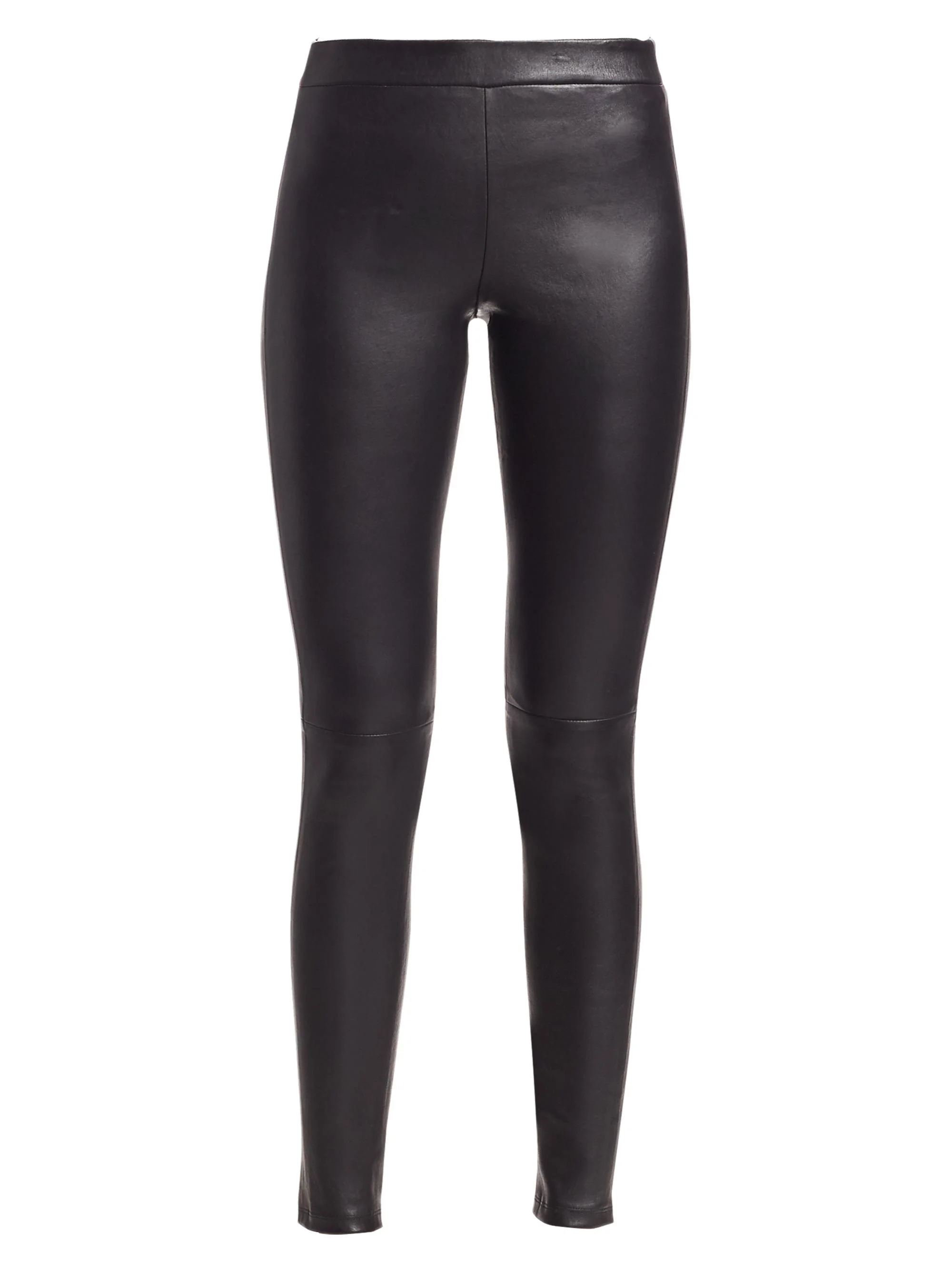 Women's Adbelle Leather Leggings - Black - 1