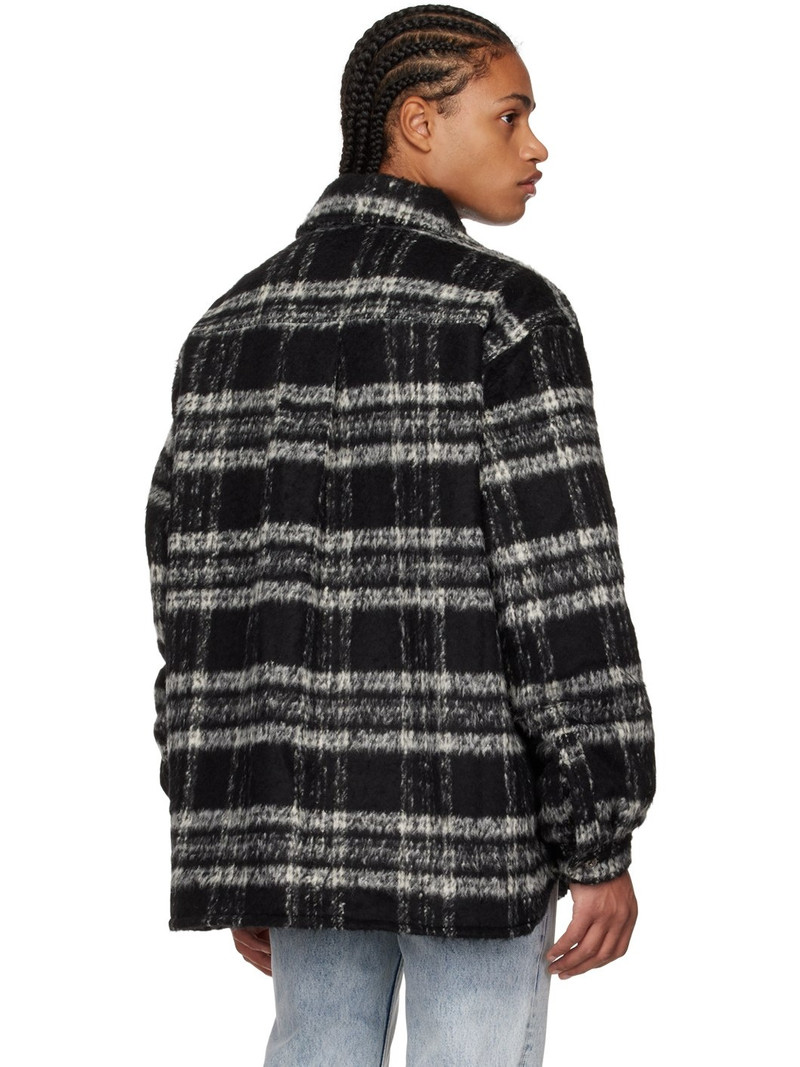 Black Button Panel Jacket 3