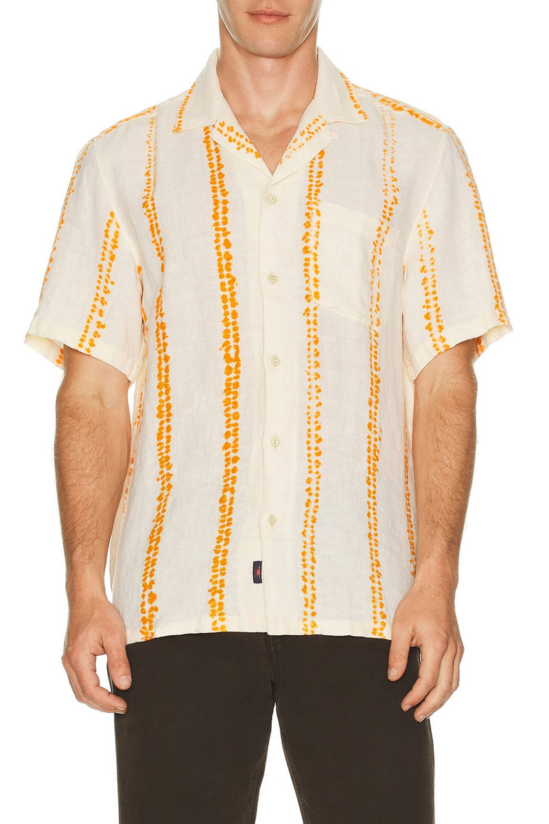 FAHERTY Shibori Palma Linen Shirt outlook