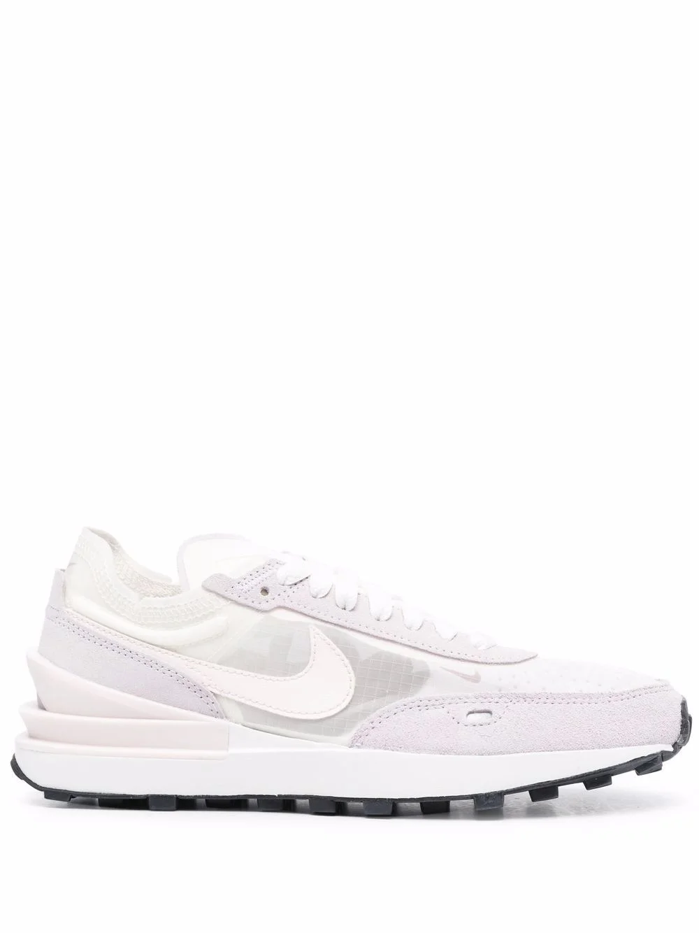 logo-print lace-up trainers - 1