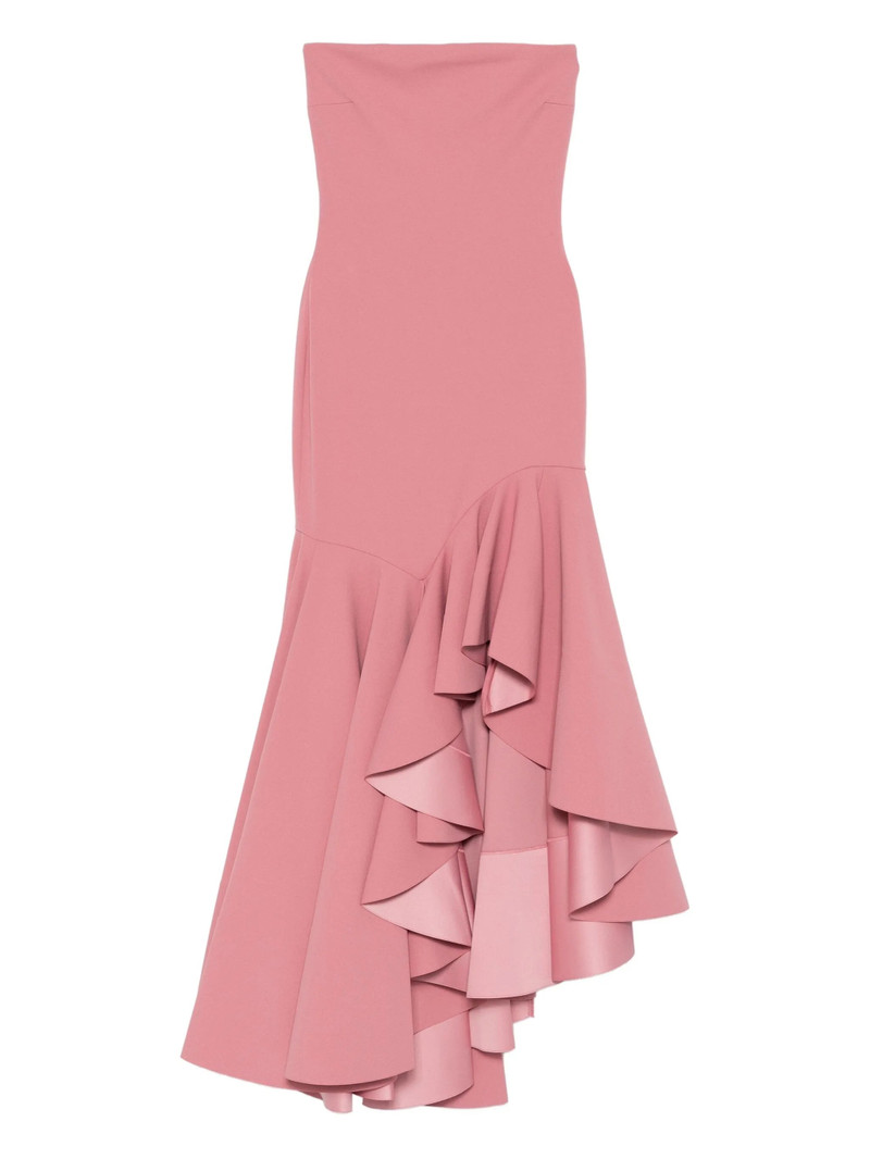 Solace London Ruffled Asymmetric Dress 1