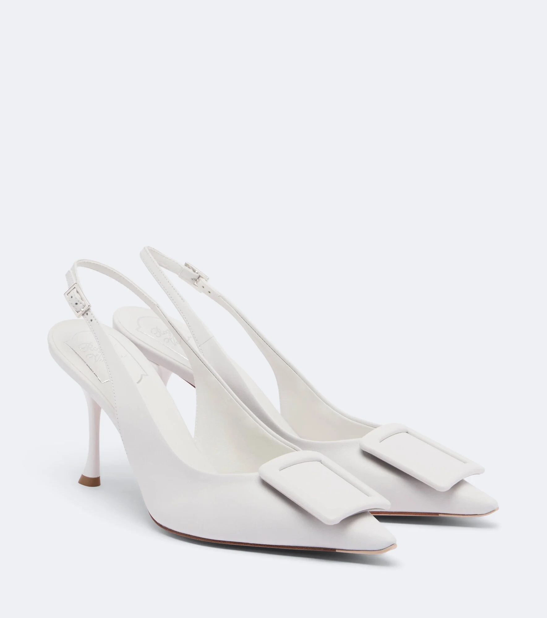Viv' In The City leather slingback pumps - 1