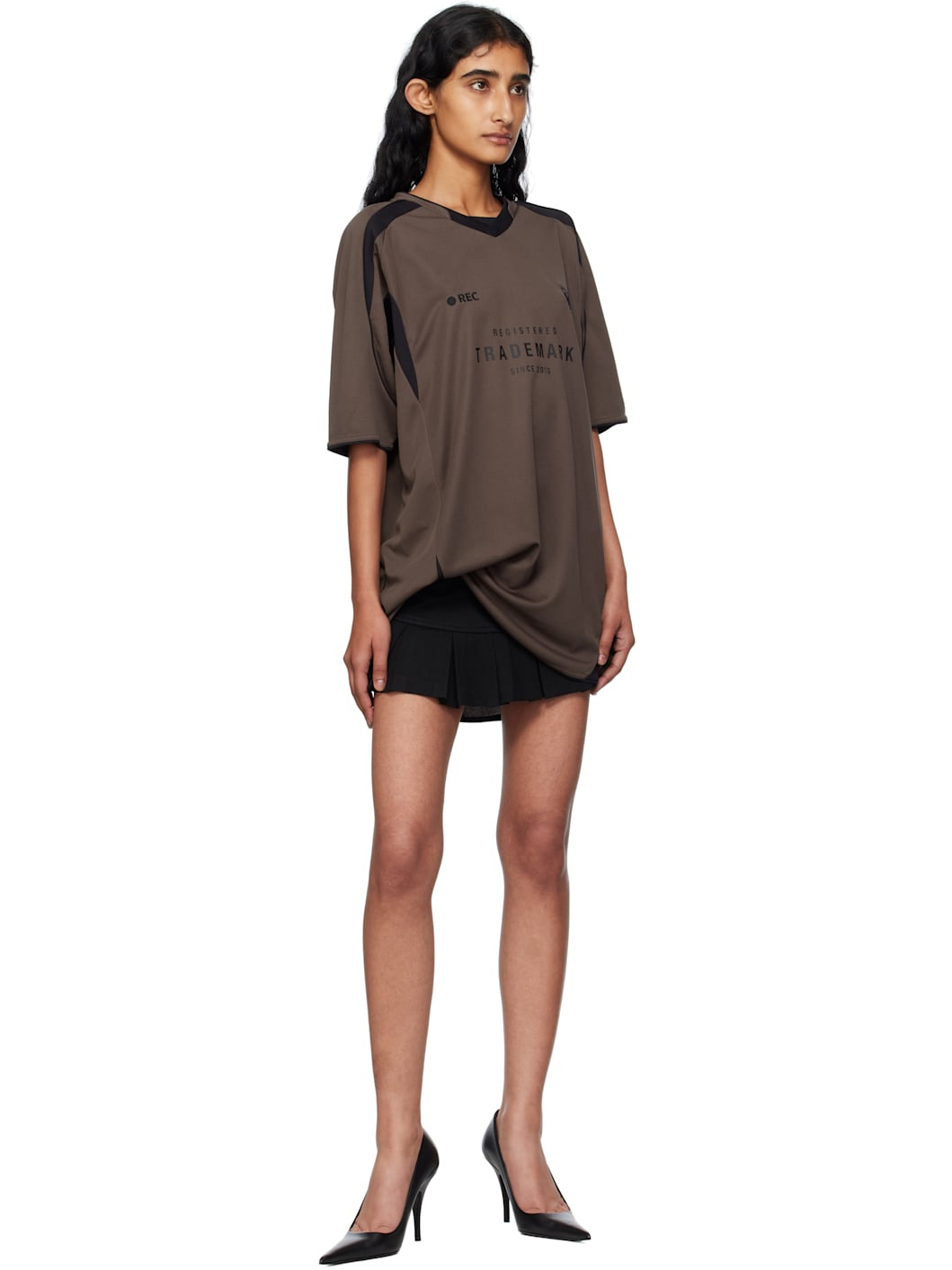 Brown 'Trademark' Football Jersey - 4