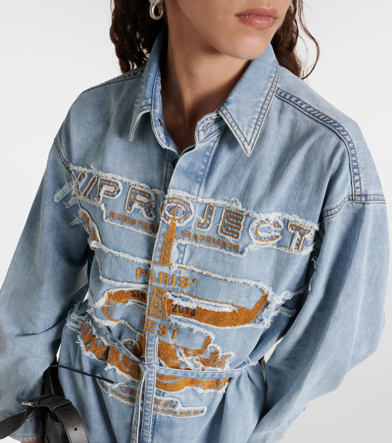 Evergreen Paris' Best denim shirt dress 4
