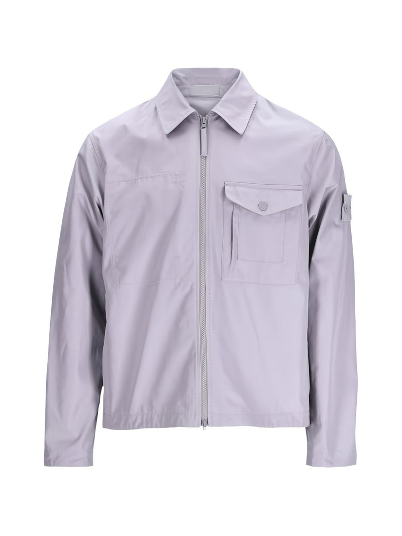 logo-patch overshirt 1