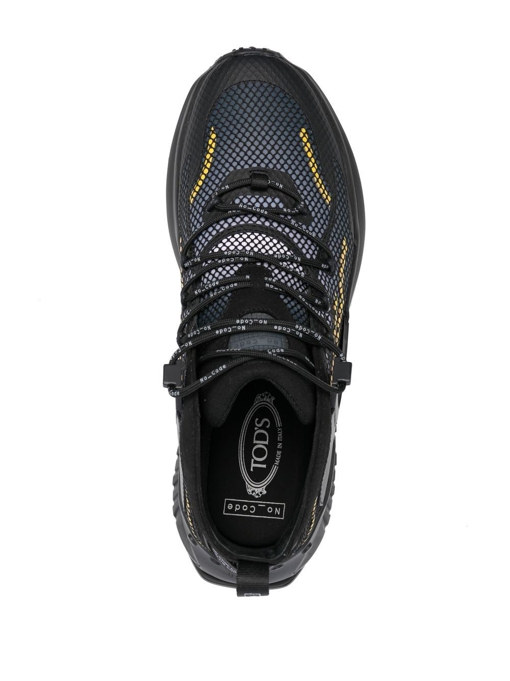 low-top mesh sneakers - 4