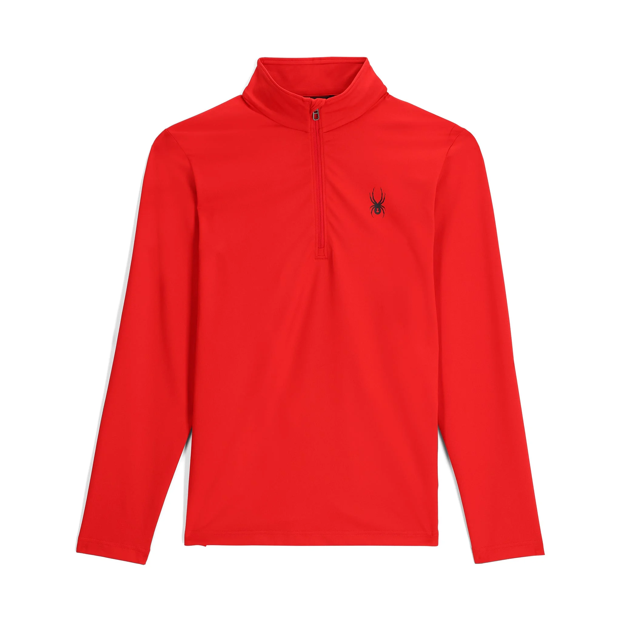 Mens Prospect Half Zip T-Neck - Spyder Red - 1