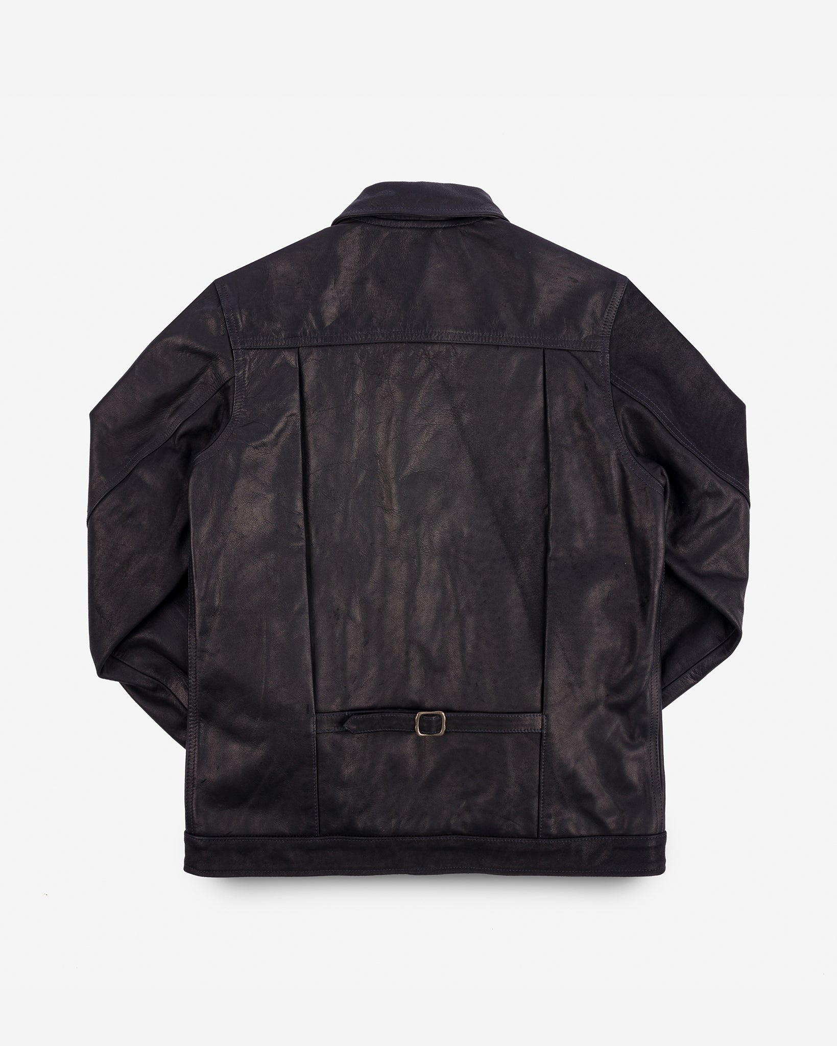 IHSB-T1-BLK Iron Heart x Simmons Bilt Prairie Horsehide Type I Jacket - Black - 5