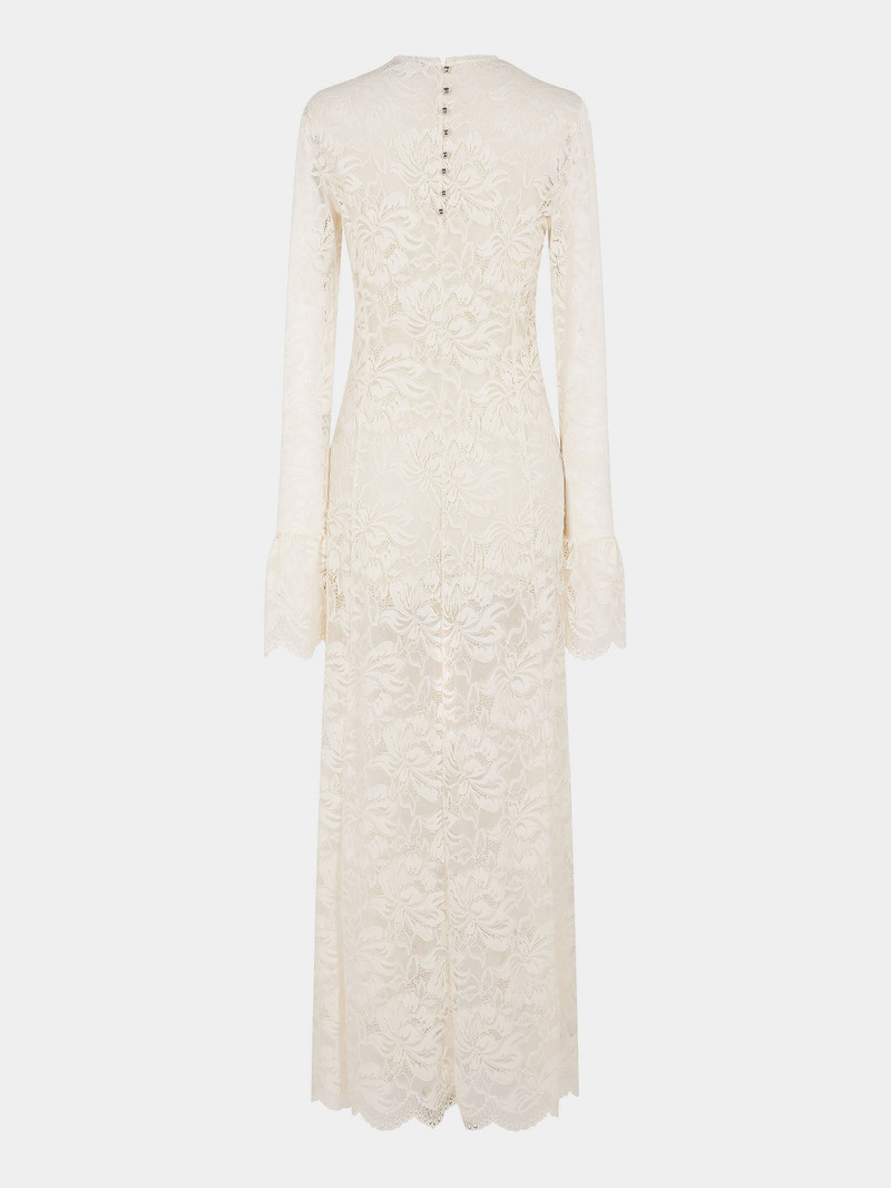 rabanne LONG IVORY LACE DRESS outlook