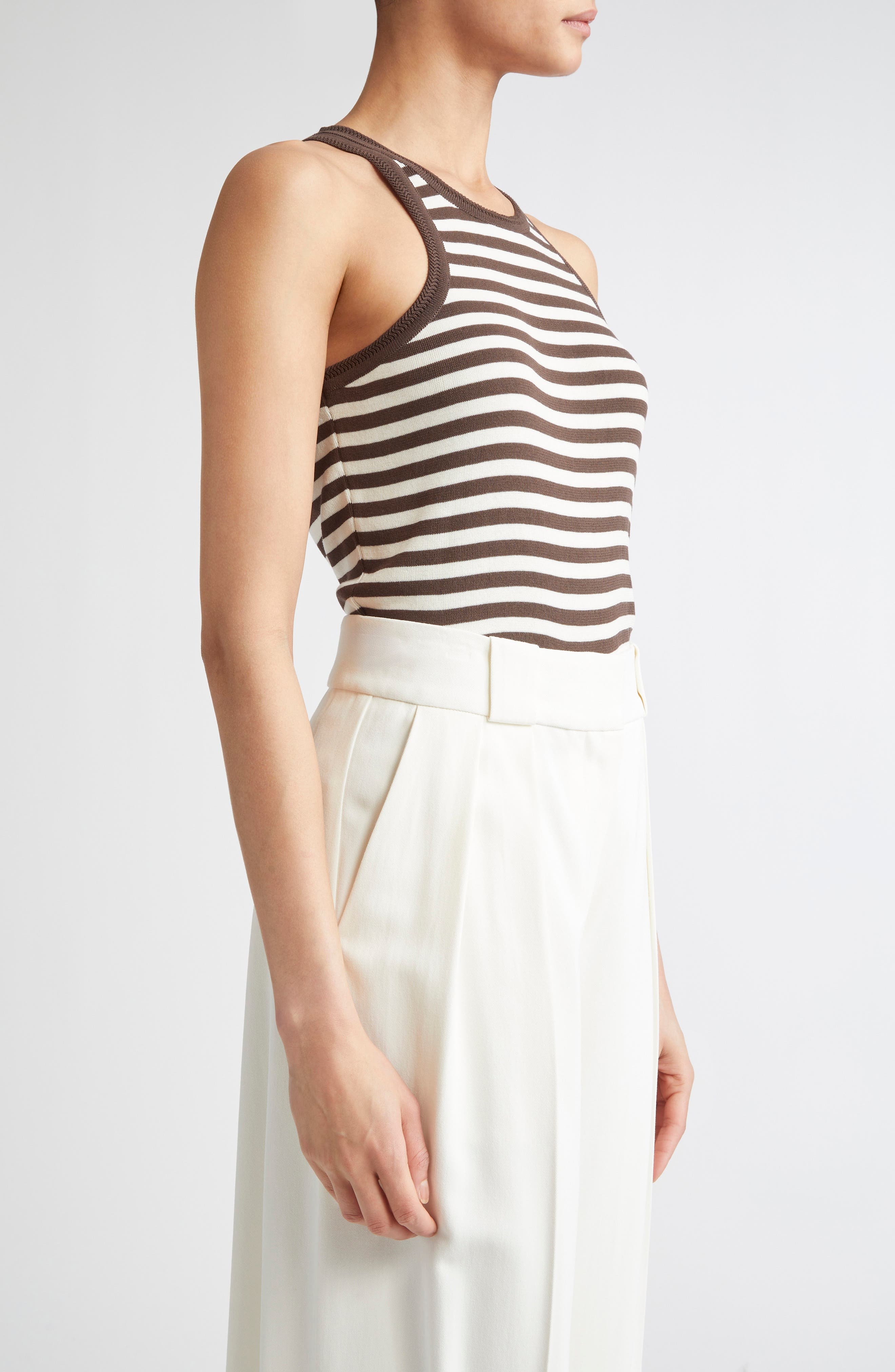 Max Mara Arnes Sweater Tank in Coffee at Nordstrom - 3