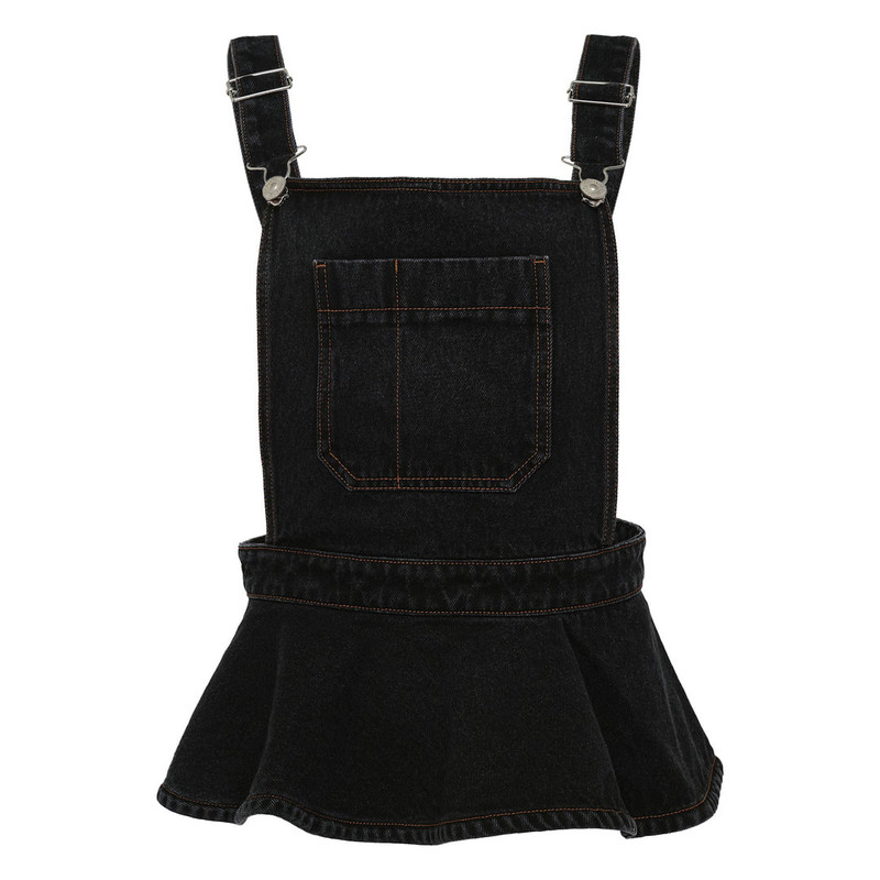 pushBUTTON flared denim overall outlook
